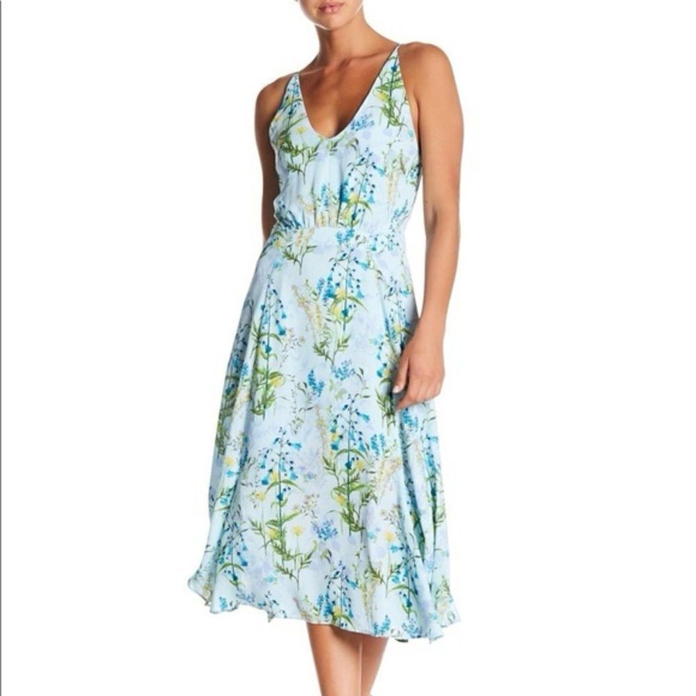 Adelyn Rae hp floral print midi dress